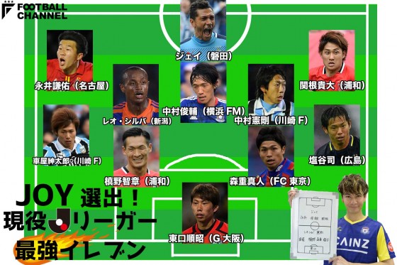 JOYさん選出の最強イレブン