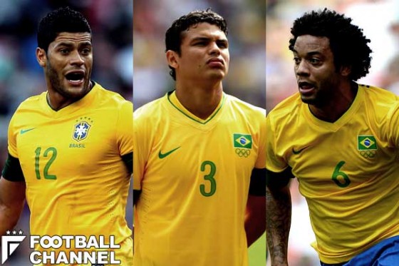 左からフッキ、チアゴ・シウバ、マルセロ