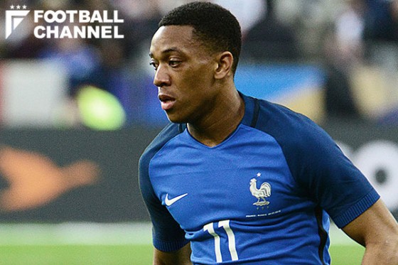 フランス代表のアントニー・マルシアル