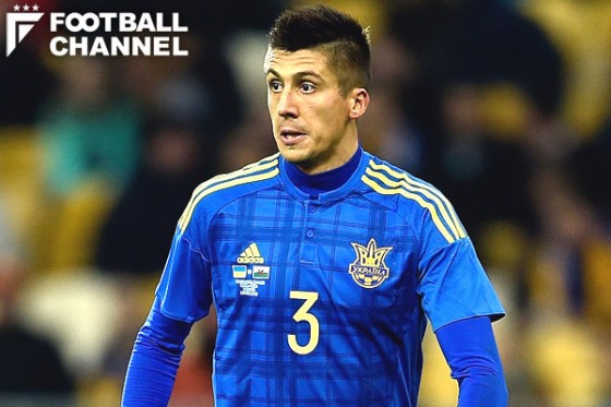 ウクライナ代表のイェウヘン・ハシェリディ