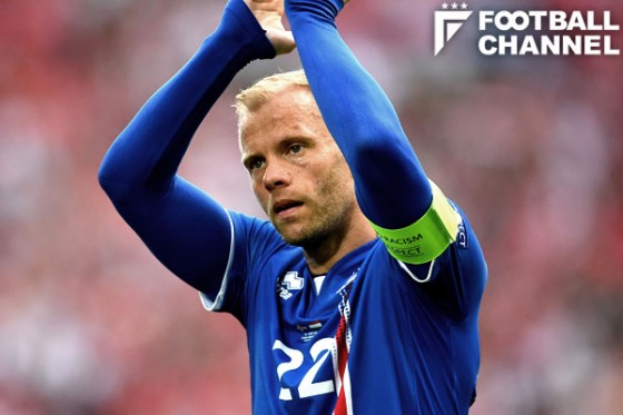 現在もアイスランド代表でプレーするグジョンセン