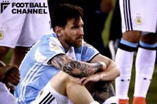 決勝戦2日前の会見で、不満は蓄積されたものであると語ったメッシ