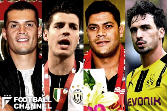 ジャカ、モラタ、フッキ、フンメルス