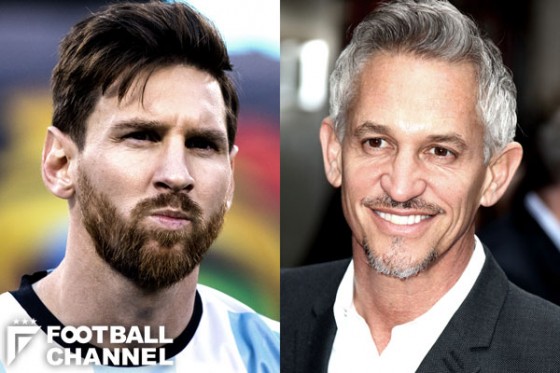 リオネル・メッシとゲイリー・リネカー