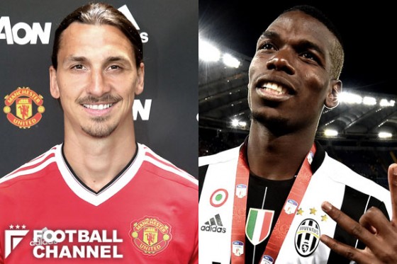 ズラタン・イブラヒモビッチとポール・ポグバ