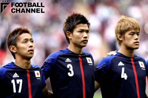 ロンドン五輪日本代表の清武弘嗣（左）、扇原貴宏（中央）、酒井宏樹（右）