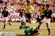 川口能活の活躍もあり、アトランタ五輪初戦で日本はブラジルを破った