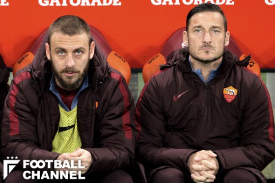 フランチェスコ・トッティとダニエレ・デ・ロッシ