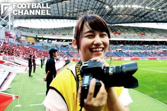 神戸サポーターも優しく迎えてくれたという小嶋真子