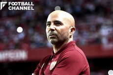 セビージャのホルヘ・サンパオリ監督。試合ごとにメンバーをローテーションしている