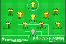 ドルトムント予想スタメン
