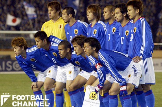 2004年イラク戦、日本代表のスターティングイレブン