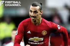 ユナイテッドの1トップを務めているズラタン・イブラヒモビッチ