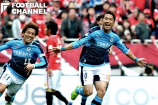 3月の試合で浦和レッズを破るジャイアントキリングを演じたジュビロ磐田