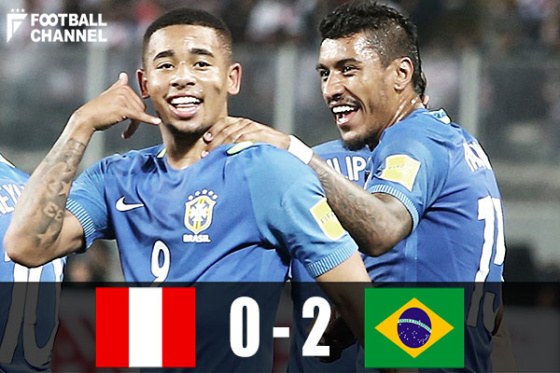 ガブリエル・ジェズス（左）