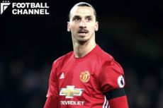 先制ゴールを奪ったマンチェスター・ユナイテッドのズラタン・イブラヒモビッチ