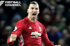 同点ゴールを決めたマンチェスター・ユナイテッドのズラタン・イブラヒモビッチ