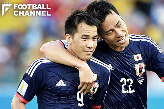 岡崎慎司（左）と吉田麻也（右）