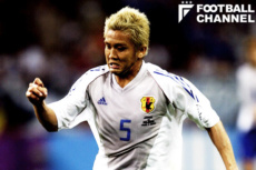2002年W杯のベルギー戦でゴールを奪った稲本