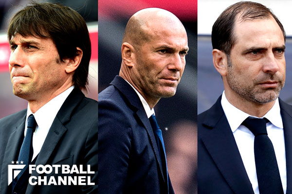アントニオ・コンテ、ジネディーヌ・ジダン、フアン・エスナイデル