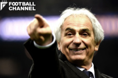 日本代表のヴァイッド・ハリルホジッチ監督。久保裕也のさらなる成長に期待している