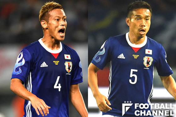 本田圭佑　長友佑都