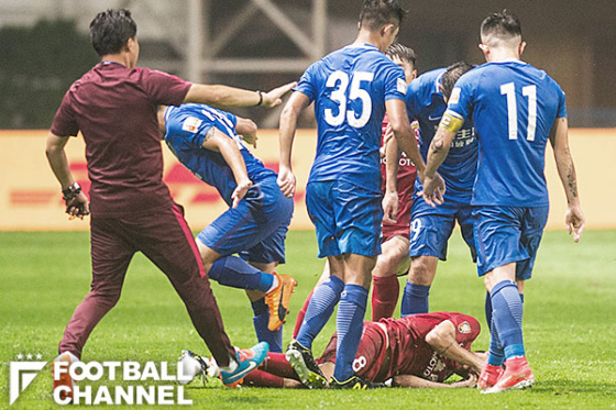 乱闘が起きた試合