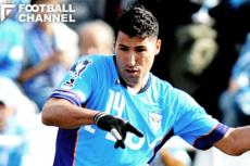 横浜FCのFWイバ。J2で圧倒的な存在感を放っている