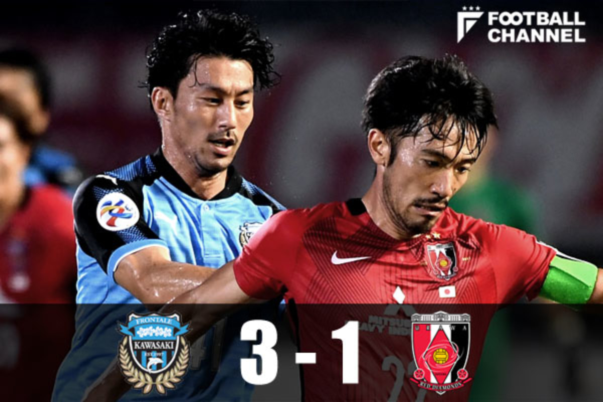 Acl日本勢対決は川崎fが先勝 小林悠2得点などで浦和に3 1 フットボールチャンネル