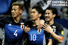 本田圭佑(左)、香川真司(中央)岡崎慎司(右)ら経験豊富な選手も再浮上の可能性は十分にある