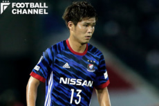 横浜F・マリノスの金井貢史。新たな責任を背負っている齋藤を慮る