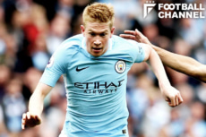 マンチェスター・シティのデ・ブライネ。攻撃の中核を担っている