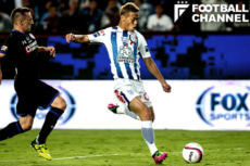 本田はカウンターから左足のシュートでゴールを奪った