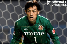 名古屋グランパスのGK楢崎正剛。川島とは名古屋、日本代表でチームメイトだった