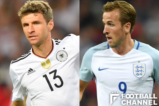 トーマス・ミュラー　ハリー・ケイン