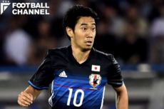 日本代表MF香川真司。ハイチ戦では終了間際に同点ゴールを決めた