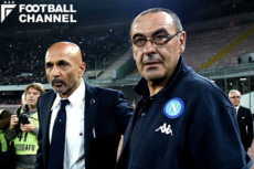 インテルのスパレッティ監督（左）とナポリのサッリ監督（右）