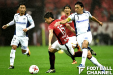 ガンバ戦を視察に訪れていたハリルホジッチ日本代表は、長澤のプレーに好印象を抱いていた