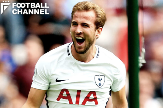 トッテナムのFWハリー・ケイン。歴代のさまざまな名ストライカーに似ていると言われる