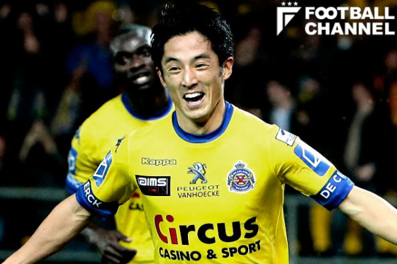 ベルギーのベフェレンでプレーする森岡亮太