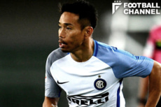 インテルの長友佑都。ヴェローナ戦で5試合連続スタメンとなった