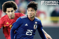 ベルギー戦で日本代表デビューを果たした長澤和輝。堂々たるプレーを見せた