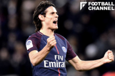 パリ・サンジェルマンのFWエディンソン・カバーニ。PKキッカーを巡ってネイマールと不仲になったとの報道もあった