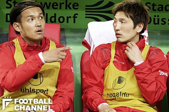 宇佐美貴史（左）と原口元気（右）