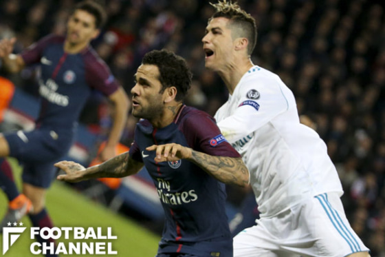 ダニエウ・アウベス　クリスティアーノ・ロナウド