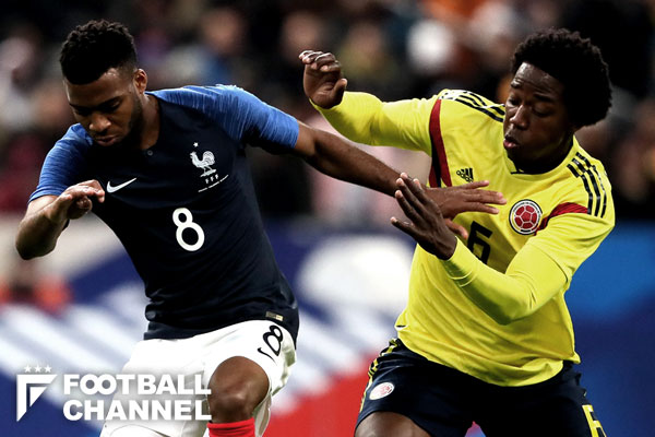 フランス対コロンビア