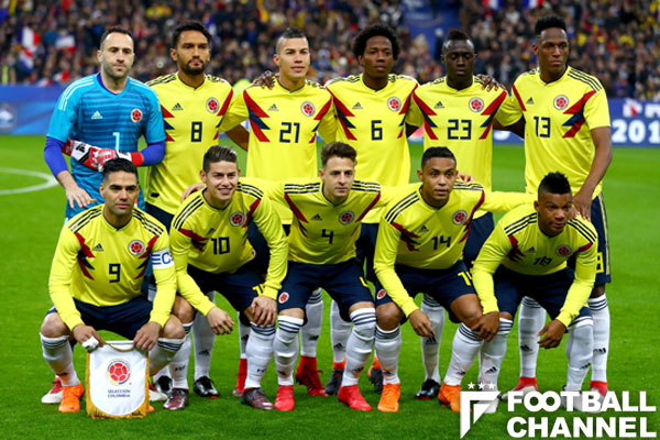 日本のW杯初戦の相手、コロンビアが23名発表。ハメスやファルカオが