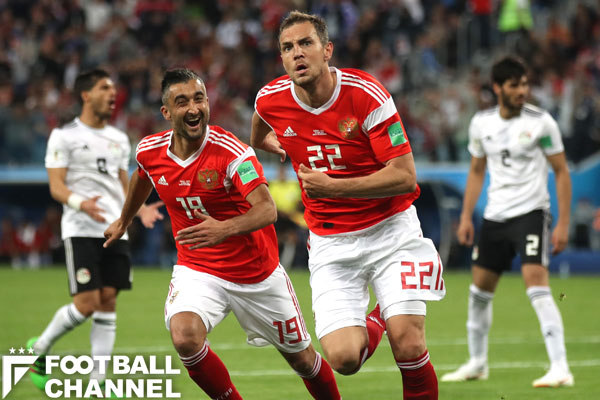 開催国ロシア、2連勝で決勝T進出に大きく前進。サラーのPK弾もエジプト