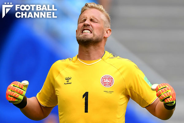 【激レア試着のみ】デンマーク代表 2018W杯 GKユニ シュマイケル M 20180621_kas_getty.jpg