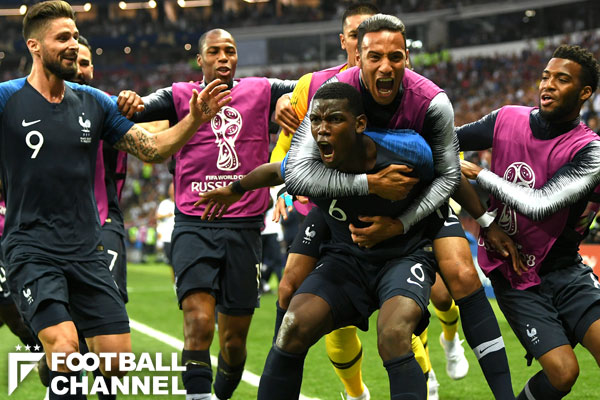 フランス、5大会ぶり2度目のW杯優勝。クロアチア善戦も初優勝ならず